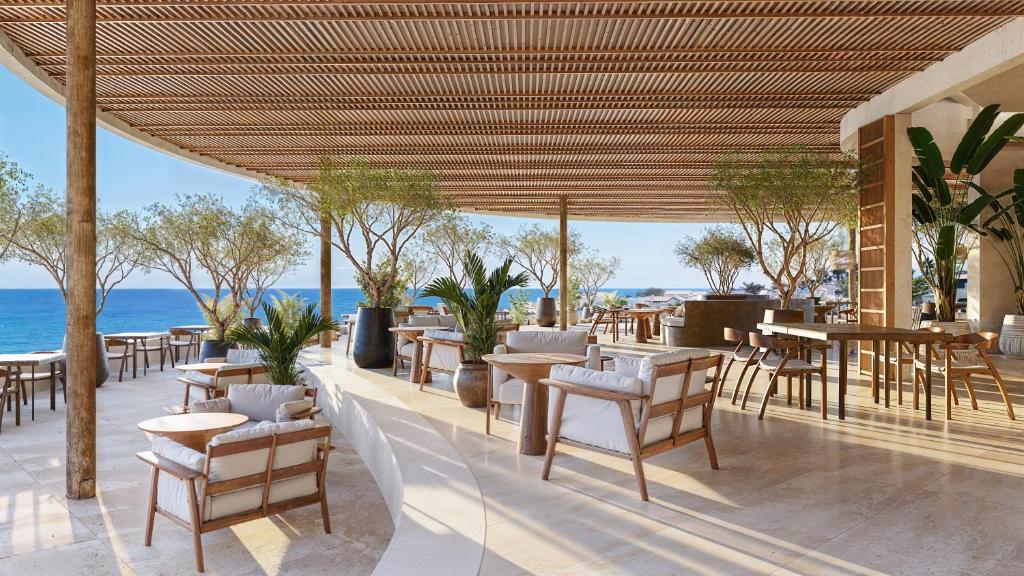 Terrace by the sea
